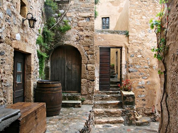 2 Day Private Tour of Sparta, Mystras & Monemvasia - Overnight - Monemvasia First Night: The Medieval Town Inside the Rock