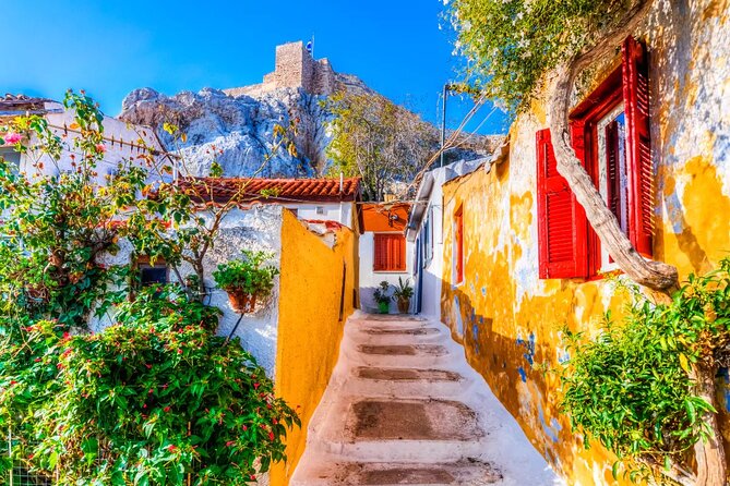 A Journey through Time Rediscovering Athens Iconic neighborhoods - Stop 4: Plaka Cobblestone Lanes, Byzantine Churches, and Acropolis Views