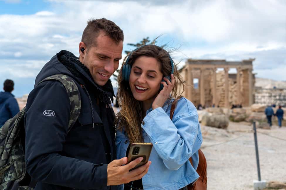 Acropolis: 3D representations & audiovisual self-guided tour - Temple of Athena Nike: using audio to connect angles