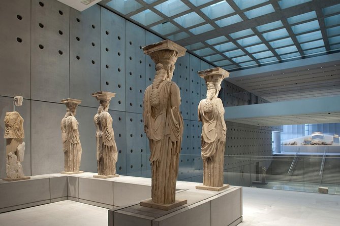 Acropolis and Acropolis Museum afternoon tour - The hilltop payoff: lit Acropolis monuments from the top