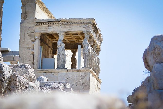 Acropolis Delights: Private Acropolis & Food Tour - Entering the Acropolis through Propylaea: Parthenon, Erechtheion, and Caryatids