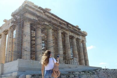 Acropolis E-Ticket with Audio Guide & Athens City Audio Tour - Stop 1: Propylaea, Theatre of Dionysus, and the Asclepieion connection