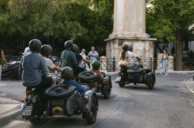 Acropolis of Athens: 60′ Tour in a Vintage Motorcycle - The motorcycle + safety setup you’ll actually care about