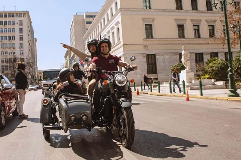 Acropolis of Athens: 60′ Tour in a Vintage Motorcycle - Monastiraki to Plaka: the streets you remember from Athens photos