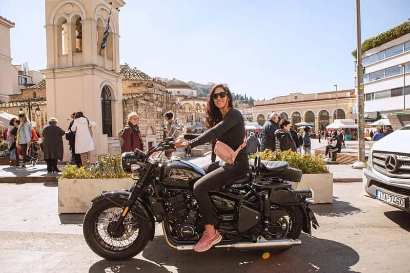 Acropolis of Athens: 60′ Tour in a Vintage Motorcycle - Acropolis viewpoints: why the photo stop is the main event