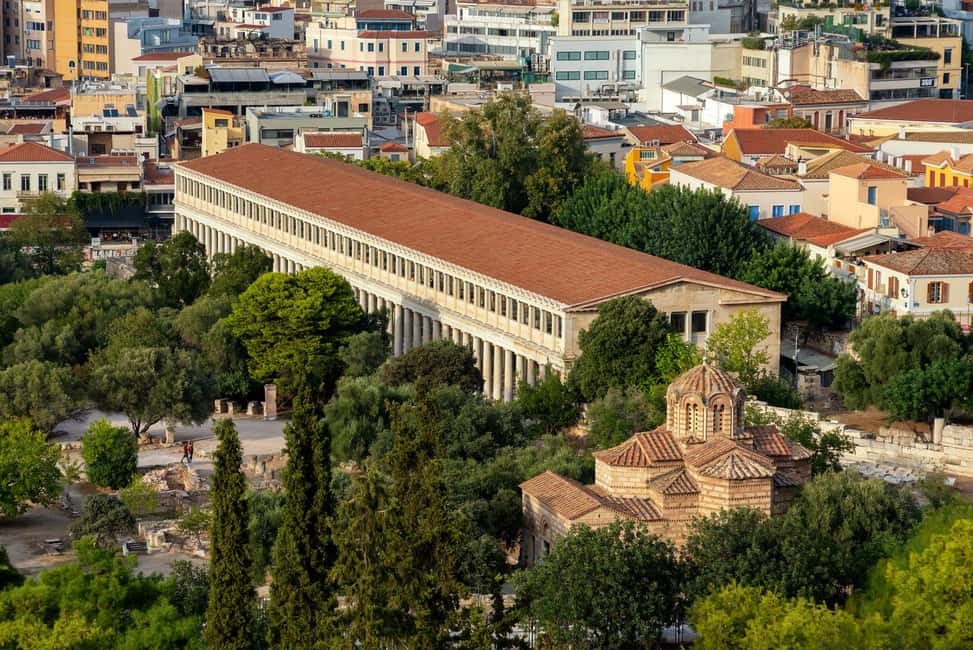 Ancient Agora: Audiovisual self-guided tour with 3D models - Temple of Hephaistos: the monument that anchors your walk