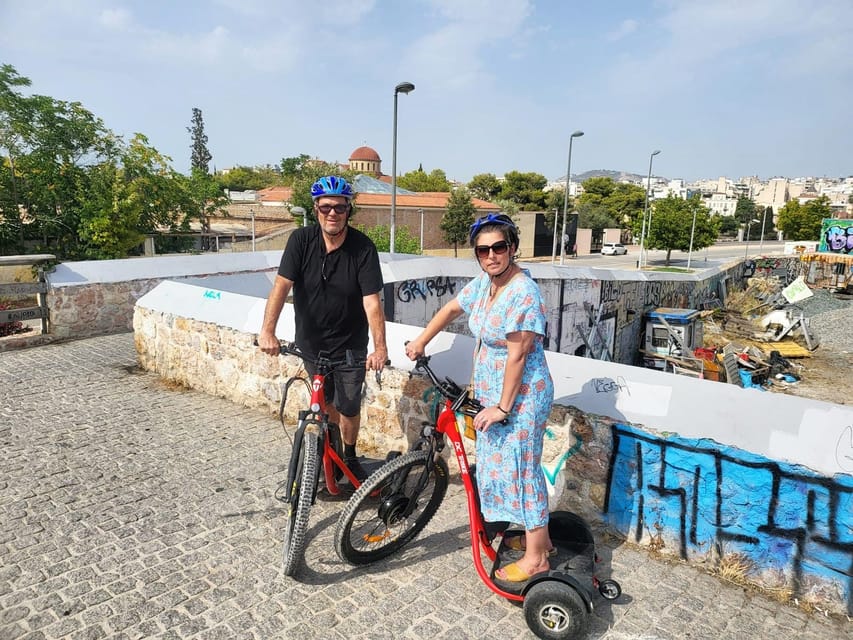 Ancient Athens Ayo's E-Bike Trike Tour - Pnyx Hill at sunset: where democracy stories meet real sky time