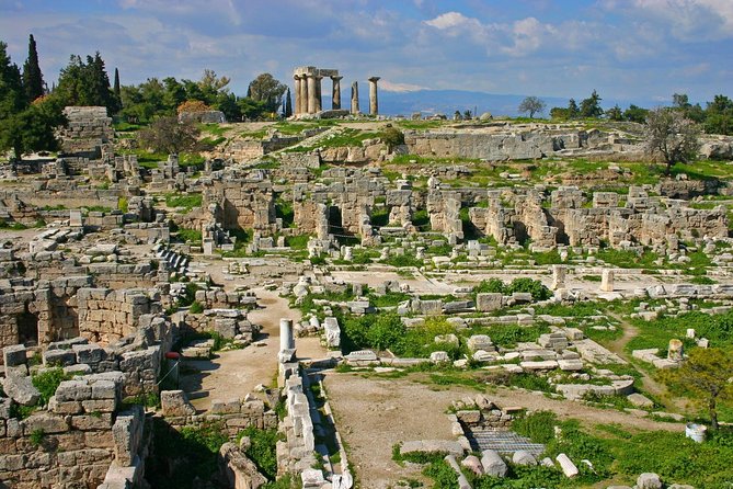 Ancient Corinth, Isthmus/ Kechries Private biblical tour from Athens or Nafplion - Loutraki: swim time, optional seafood lunch, and the olive oil + soap add-on