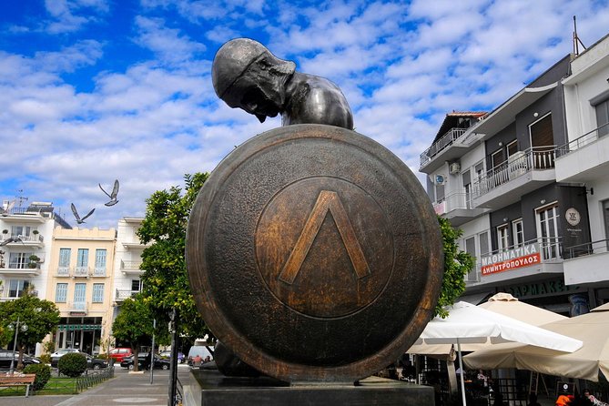 Ancient Sparta Ancient Corinth Private Tour from Athens/ Nafplio - Leonidas Monument: small stop, strong vibe