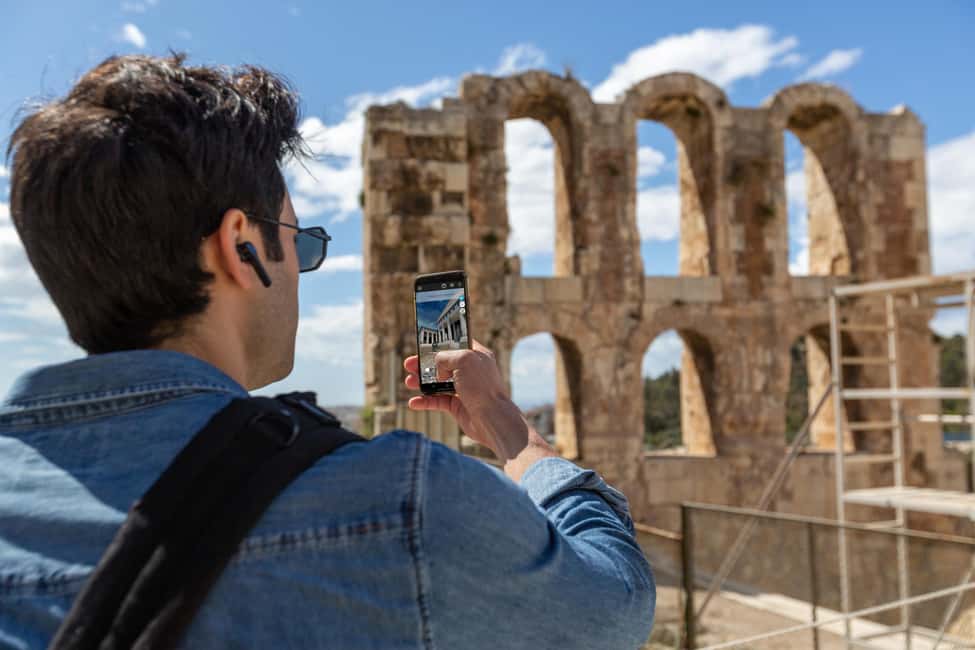 Athens: Acropolis Self-Guided Audiovisual Tour w/ 3D Models - Acropolis self-guided audio: what “about 1 hour” means on site