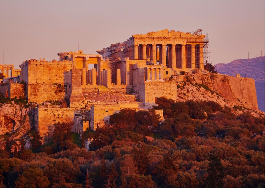 Athens: Acropolis Visit and City Night Tour - Acropolis: Parthenon Views from the Southeast Start