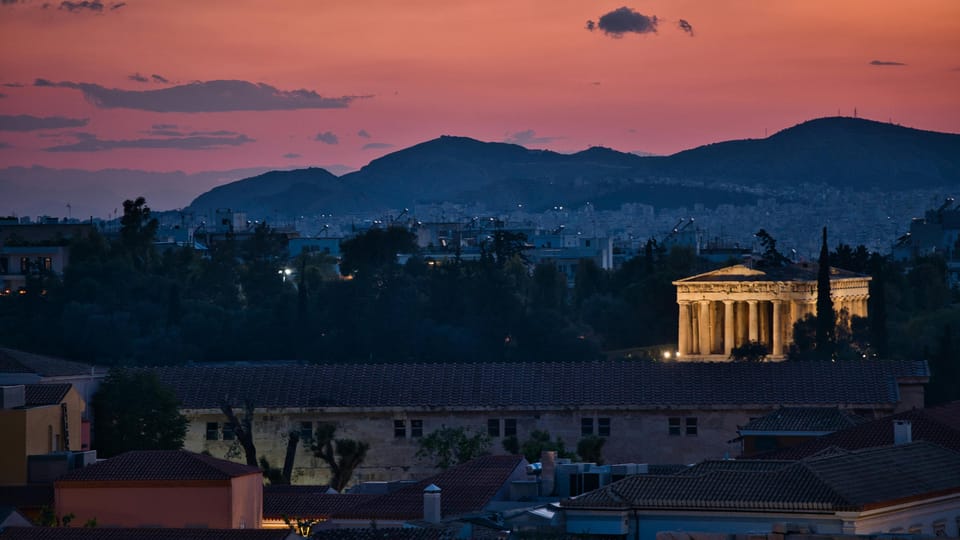 Athens and Piraeus: Private Night Tour - Temple of Zeus, Arch of Hadrian, and Panathenaic Stadium photo stops