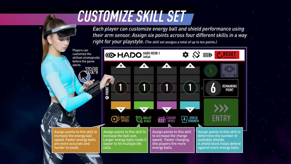 Athens: AR sports experience at HADO Dafni - The equipment and the indoor court: comfort, hygiene, and pacing