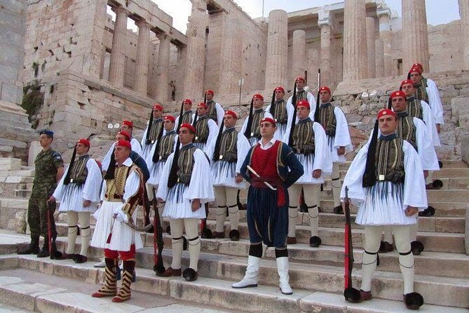 Athens Best All Inclusive Half Day Private Tour 2026 - Areopagus: the stairs and the viewpoint above the story