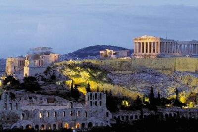 Athens By Night 4 Hours Open Tour - The Acropolis and Parthenon lit up: the wow moment