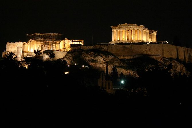 Athens by Night private tour /4 hours ( music & Folklore dance) - Mount Lycabettus at night: the 360° viewpoint moment