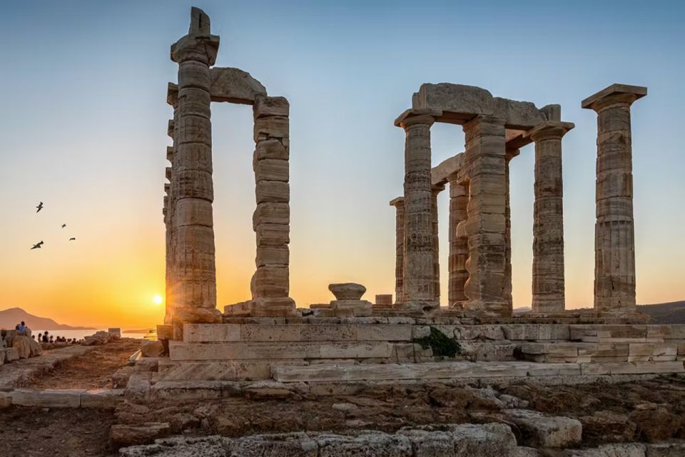 Athens: Cape Sounion &Temple of Poseidon Sunset Tour & Audio - Temple of Poseidon: self-guided time with optional phone audio