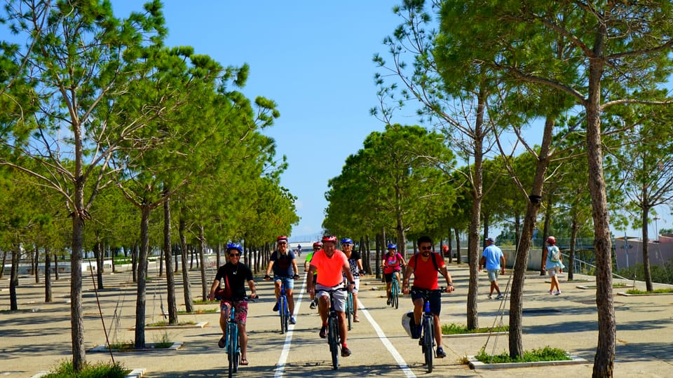 Athens: City & Sea Bike Tour - Ilisos Park and the bike-lane route toward SNFCC