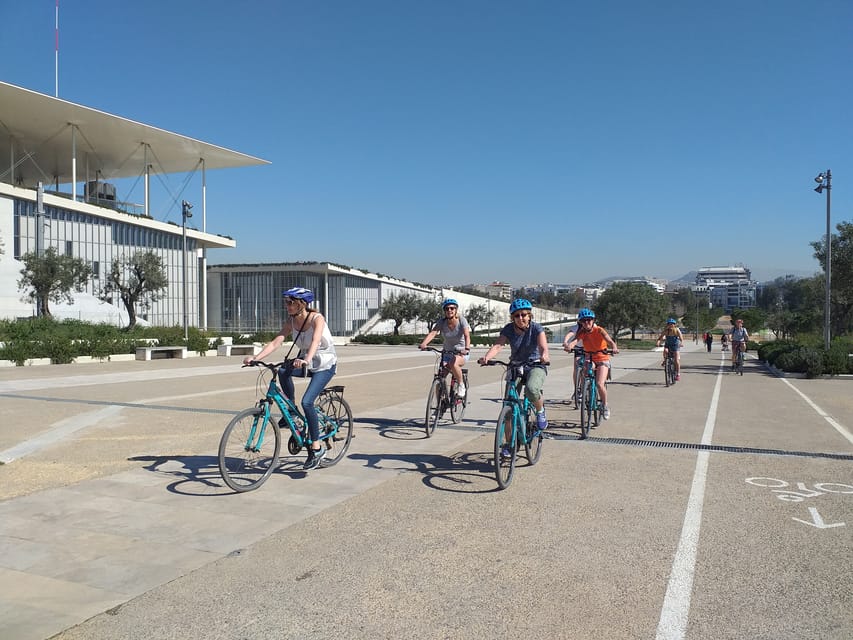 Athens: City & Sea Bike Tour - Stavros Niarchos Foundation Cultural Center: architecture and a real break