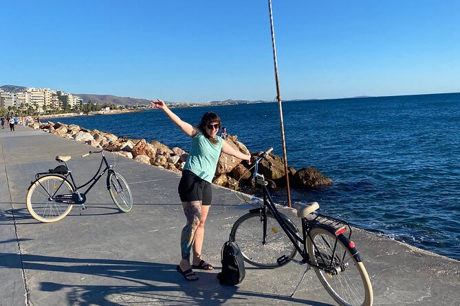 Athens Coastal Bike tour and Swimming Adventure - Kalamaki Beach and Alimos Marina: passing scenes that build the mood