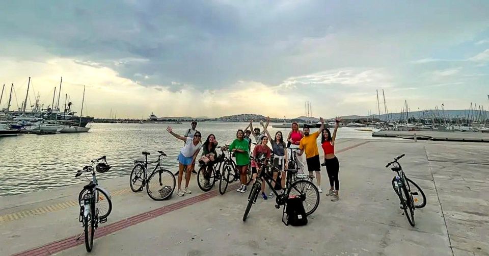 Athens Coastline: Explore by Bike - Georgios Averof and Flisvos Marina: Warship Energy to Yacht-Time