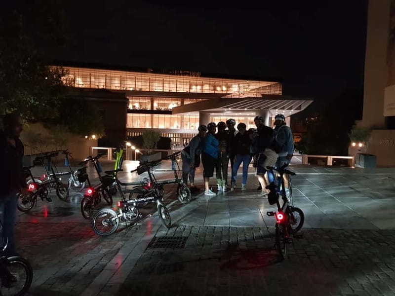 Athens: Discover the City Electric Bike Night Tour - Syntagma Square at night: where the guards steal the show