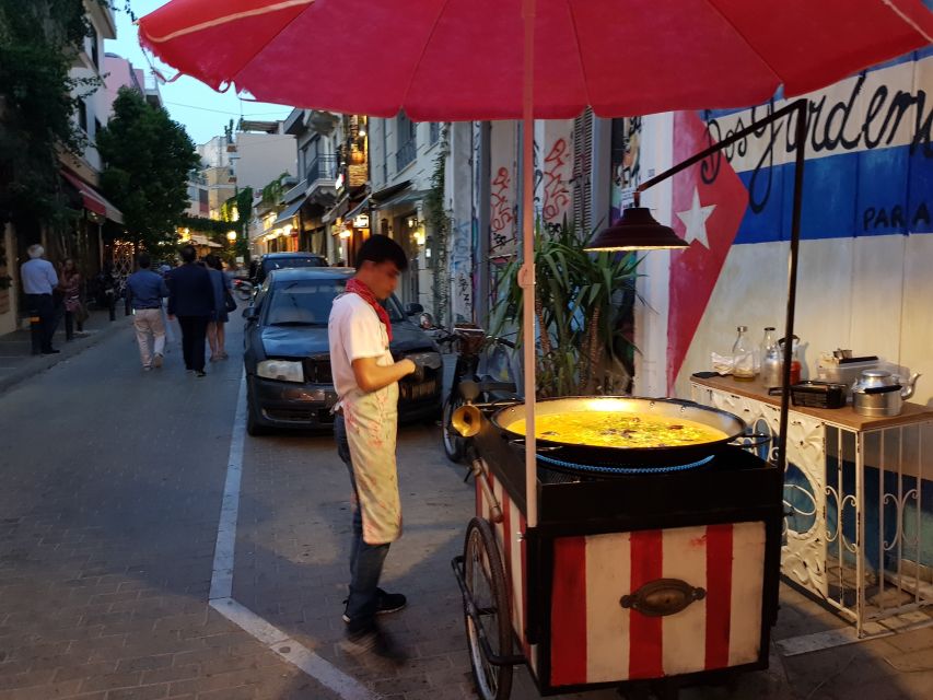 Athens: Discover the City Electric Bike Night Tour - Zappeion District: short stop, good atmosphere