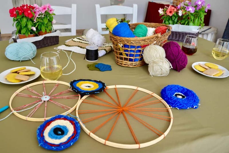 Athens: Evil Eye Weaving Workshop - Weaving the evil eye in Athens: the vibe and who it fits