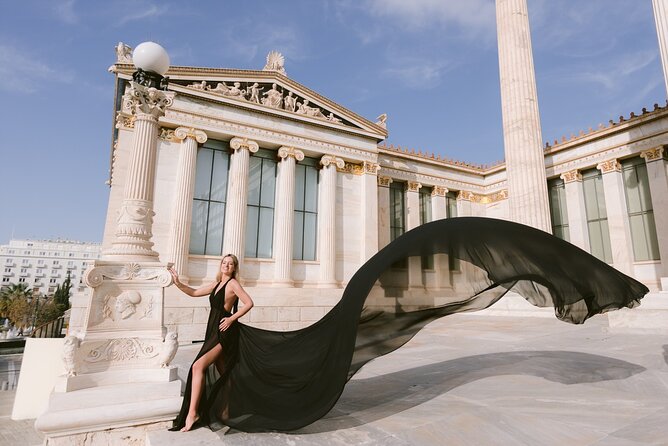 Athens Flying Dress Photo Shoot with a Professional Photographer - Key things to know before you book