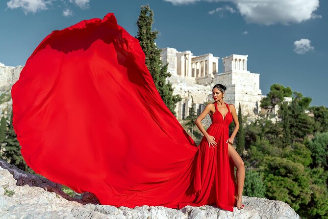 Athens: Flying Dress Photoshoot "Marilyn Package" - The Set-Up: What Happens When the Photographer Shows Up