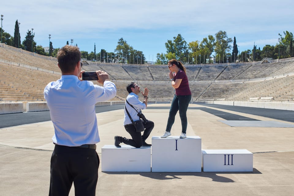 Athens: Full-Day All Inclusive Private Tour - Panathenaic Stadium photo stop: Olympic history in a stadium you can still feel