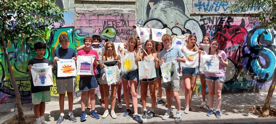 Athens: Graffiti Workshop and Tote Bag Painting Experience - Athens Graffiti Workshop and Tote Bag Painting: What This Is Really Like