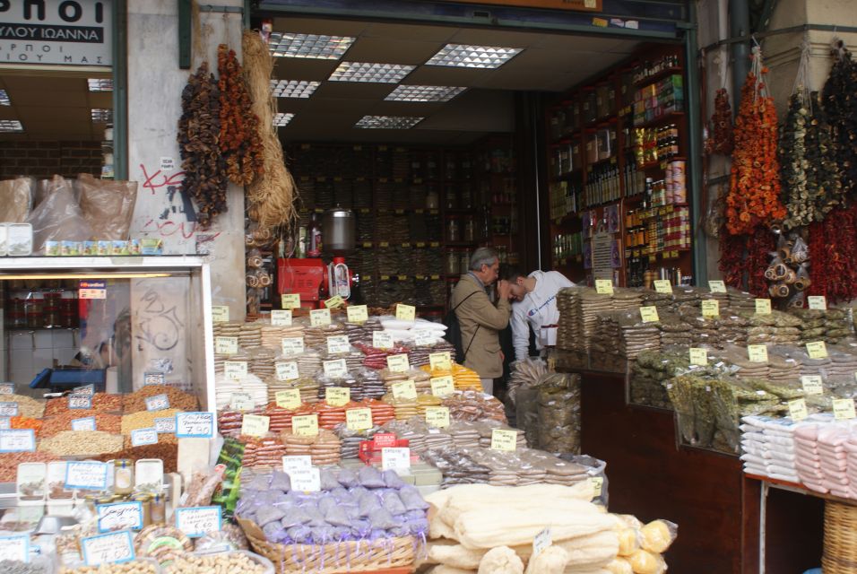 Athens: Greek Life and Street Art Electric Bicycle Tour - Markets First: Fish, Meat, and Real Local Shopping Streets
