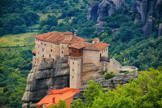 Athens: Meteora Monasteries, Hermit Caves Tour with Pickup - The Athens to Kalambaka ride: scenic breaks that keep you human