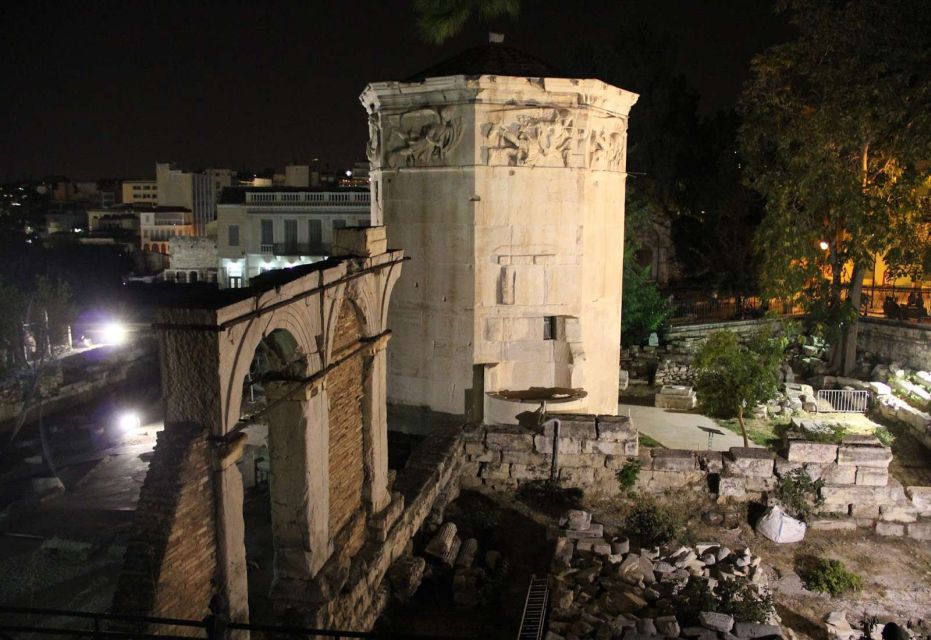 Athens: Private Evening City Walk & 4-Course Curated Dinner - Thiseio, Areos Pagos, and the Stoa of Attalos View: Seeing Athens as Layers