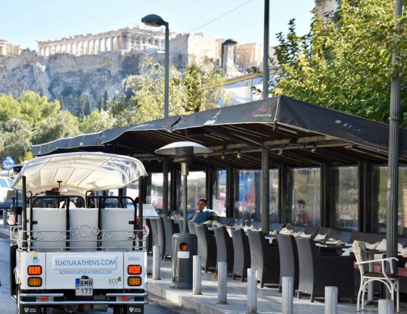 Athens: Private Evening Sightseeing Tour by Electric Tuk-Tuk - Lycabettus hill viewpoint: the Acropolis from the other angle