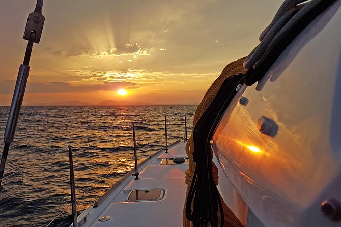 Athens Private Luxury Catamaran Cruise with Traditional Greek Meal and BBQ - Athens Riviera cruising and the first swimming stop