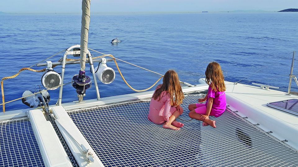 Athens Riviera: Half-Day Private Catamaran Cruise - Stop 1: Voula for your first swim and sail time