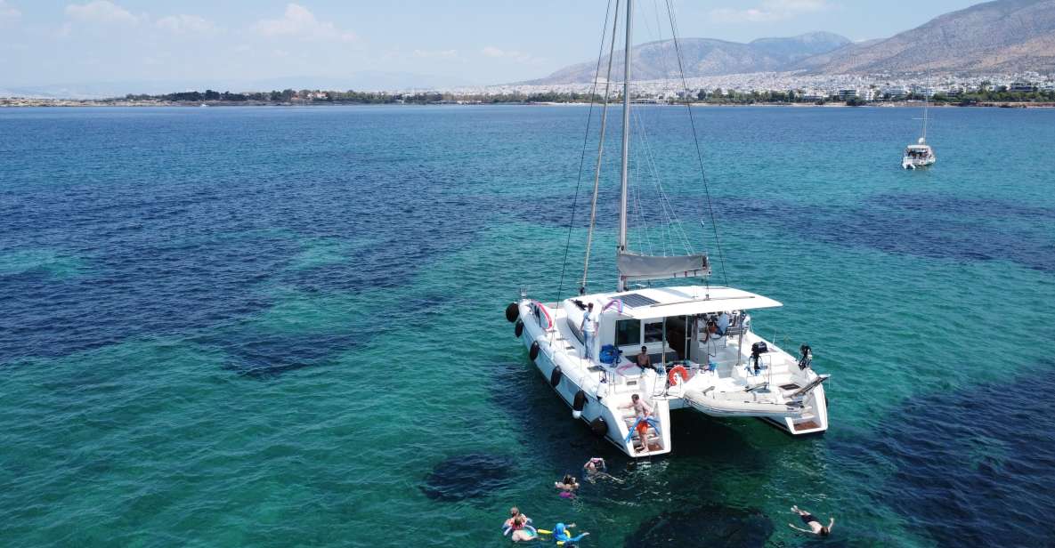 Athens Riviera Private Catamaran Cruise with Meal and Drinks - Key highlights at a glance
