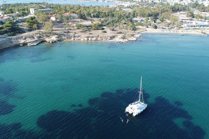 Athens Riviera Private Sail Catamaran with Meal and Wine - The Crew Factor: Captain Nick and Host Ada Make It Personal