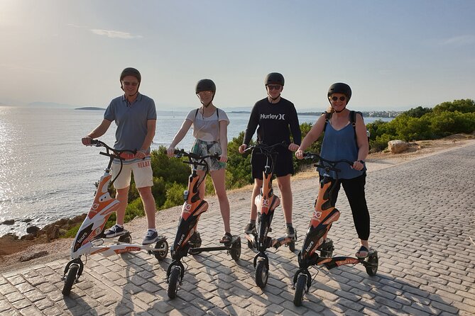 Athens Riviera Small Group Tour by TRIKKE - The Coastal Ride from Kavouri to Vouliagmeni (30 Minutes of Real Scenery Time)