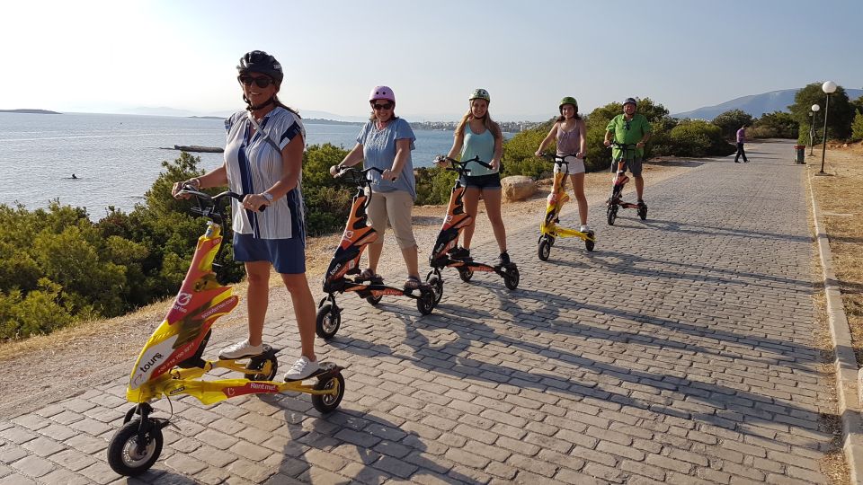 Athens Riviera Trikke Bike Tour & Vouliagmeni Lake - Vouliagmeni Lake in a Limestone Cave: Lukewarm Springs and Healing Lore