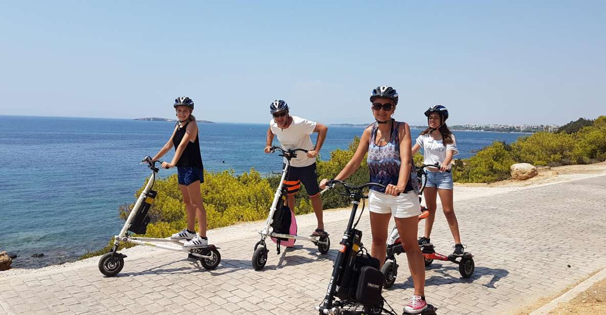Athens Riviera Trikke Bike Tour & Vouliagmeni Lake - Blue Flag Beaches of Vouliagmeni: Where the Coast Looks Its Best