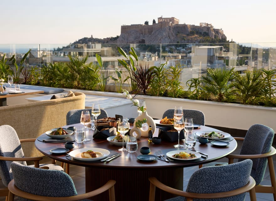 Athens: Rooftop Fine Dining at Whispers Restaurant - Rooftop dining is the whole point here