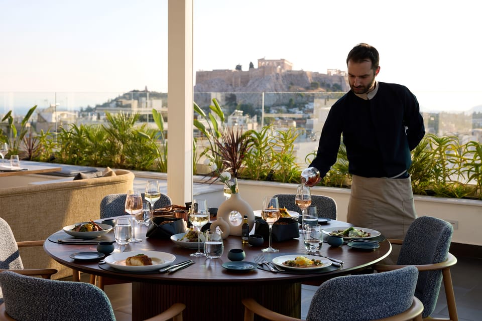 Athens: Rooftop Fine Dining at Whispers Restaurant - Meeting at Amalia Hotel: central, transit-friendly, and easy to find