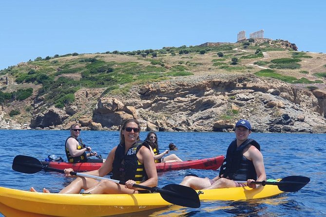 Athens Sea Kayak Tour - Snorkel and swim break near islets or Legrena
