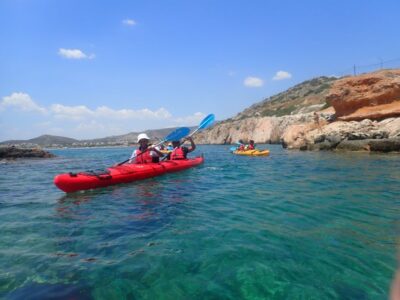 Athens: Sea Kayaking Adventure on the South/East Coast - Hotel pickup, meeting point changes, and how the morning usually flows