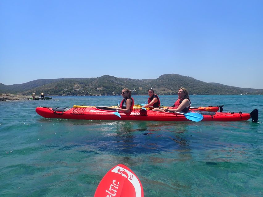 Athens: Sea Kayaking Adventure on the South/East Coast - Breaks, snacks, and that picnic-style reset