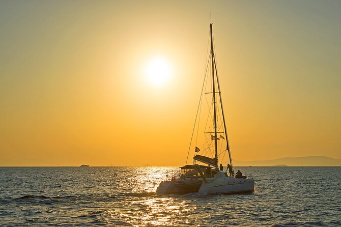 Athens Semi Private Sunset Catamaran Cruise with meal & drinks - Wine, beer, and the 18+ drinking rule