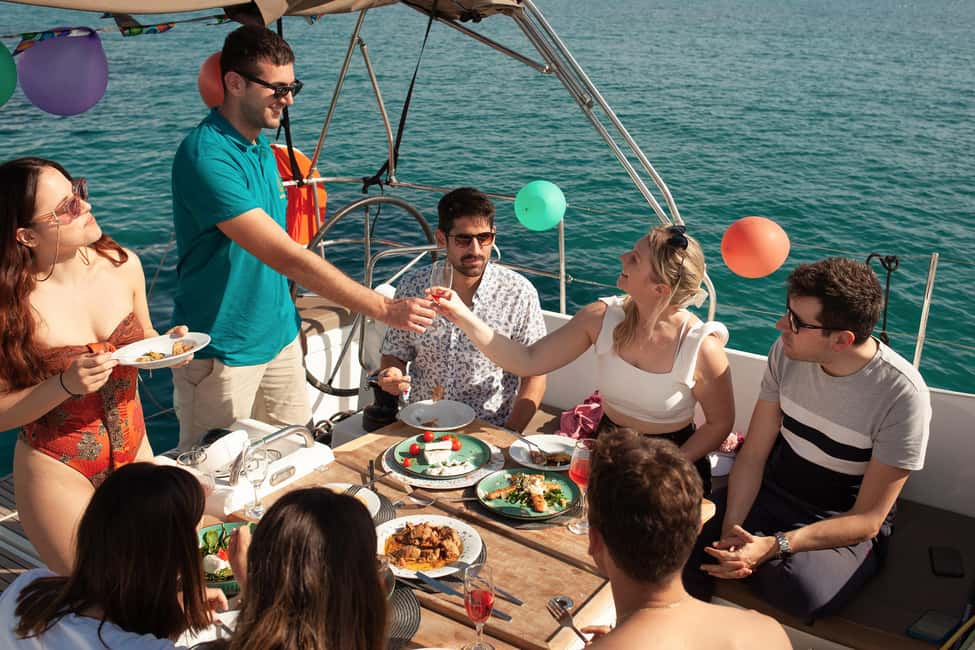 Athens: Semi Private Sunset Sailing and Gastronomy Cruise - Sailing the Athenian Riviera: the part you cannot replicate from shore